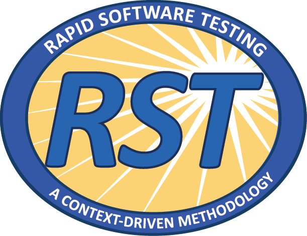 logo for Rapid Software Testing, A Context-Driven Method